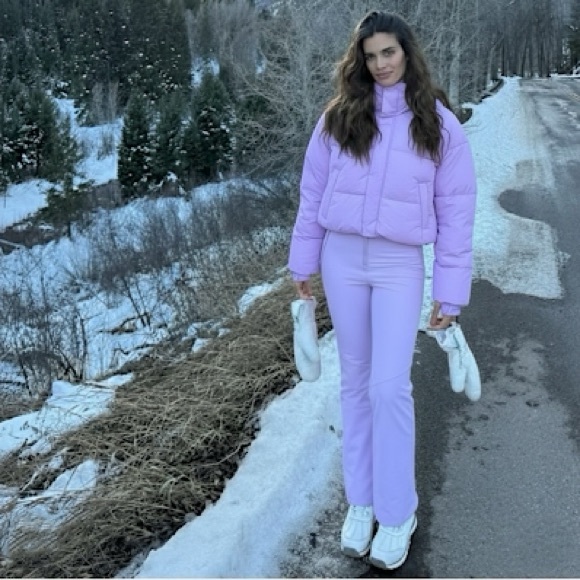 ALL IN MOTION Snow Sport Short Puffer & Snow Pant Set (Lilac) XS - Picture 2 of 16